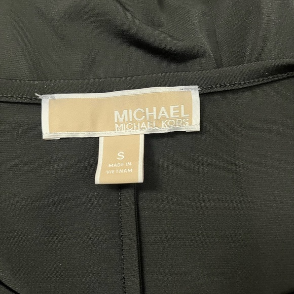 Michael Kors Black with silver studs dress with side ruching. - Picture 5 of 5